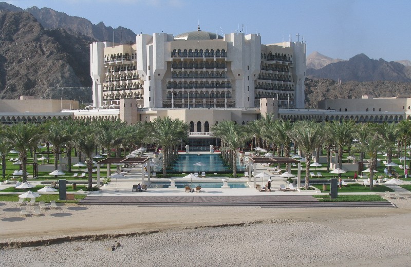 Al Bustan Palace Hotel in Oman, from the IHPM brochure
